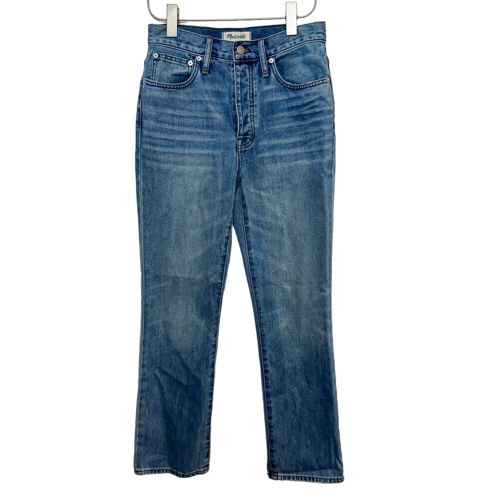 NWT Madewell Slim Demi-Boot Jeans Denim High Rise Flare 25